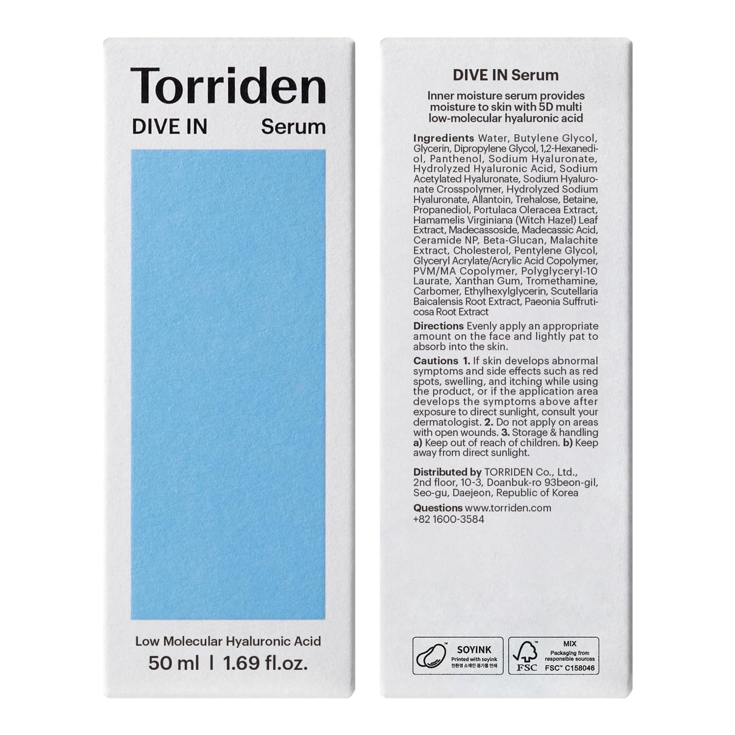 Torriden DIVE-IN Low-Molecular Hyaluronic Acid Serum