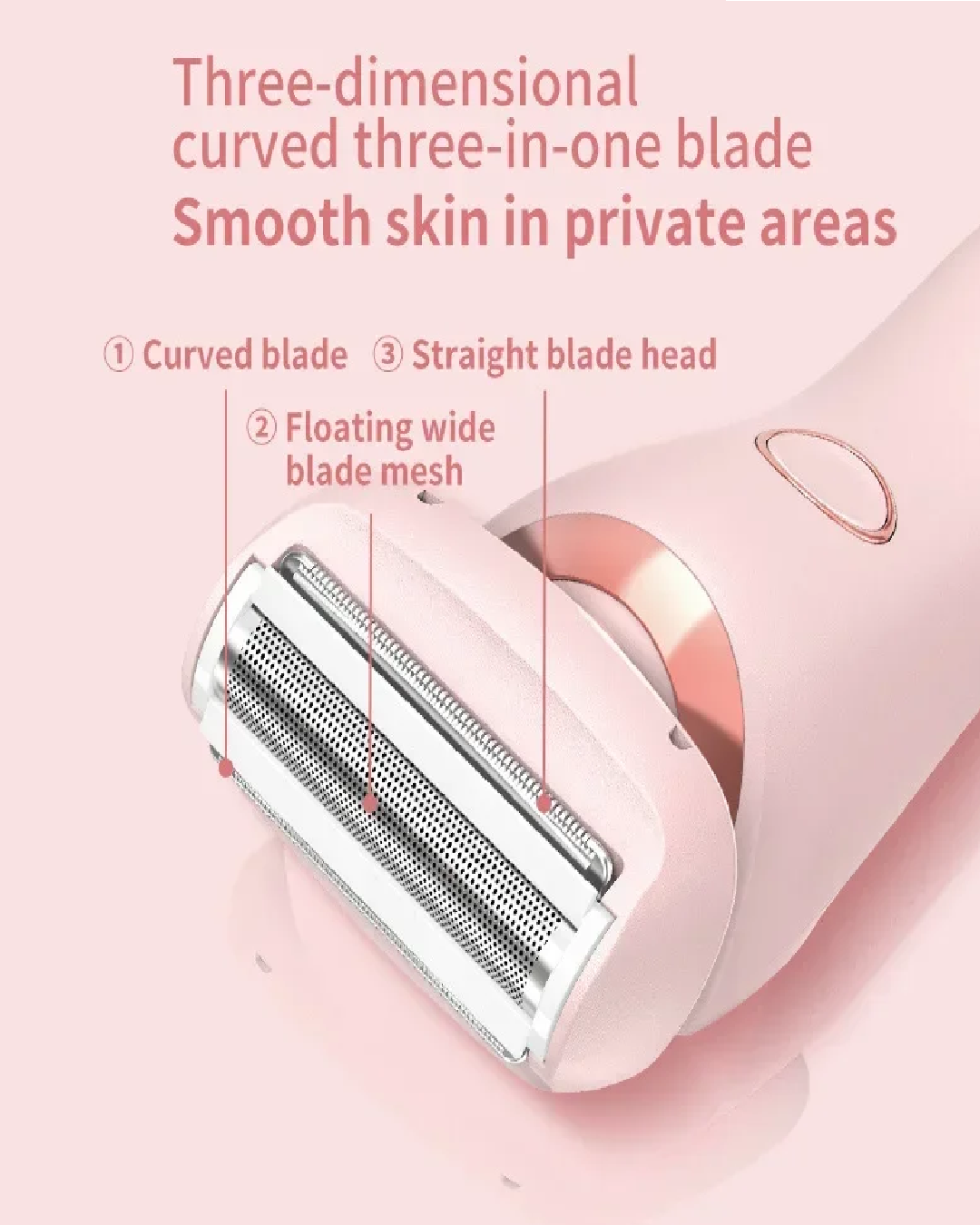 SilkShave™ 2-in-1 Electric Shaver