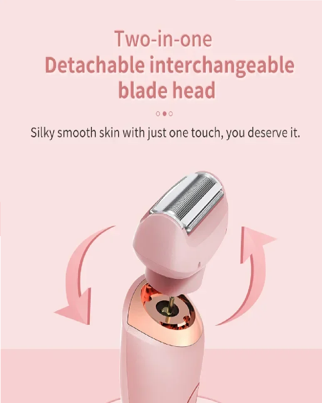 SilkShave™ 2-in-1 Electric Shaver