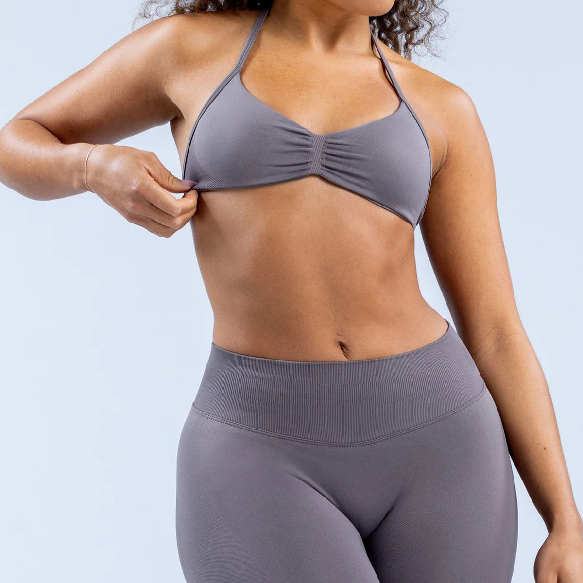Ruched Seamless Sports Bra