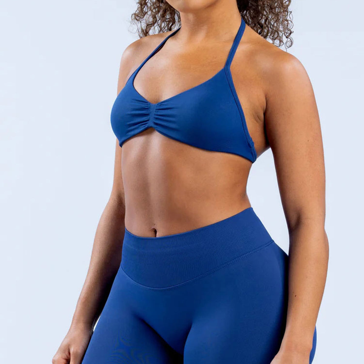 Ruched Seamless Sports Bra