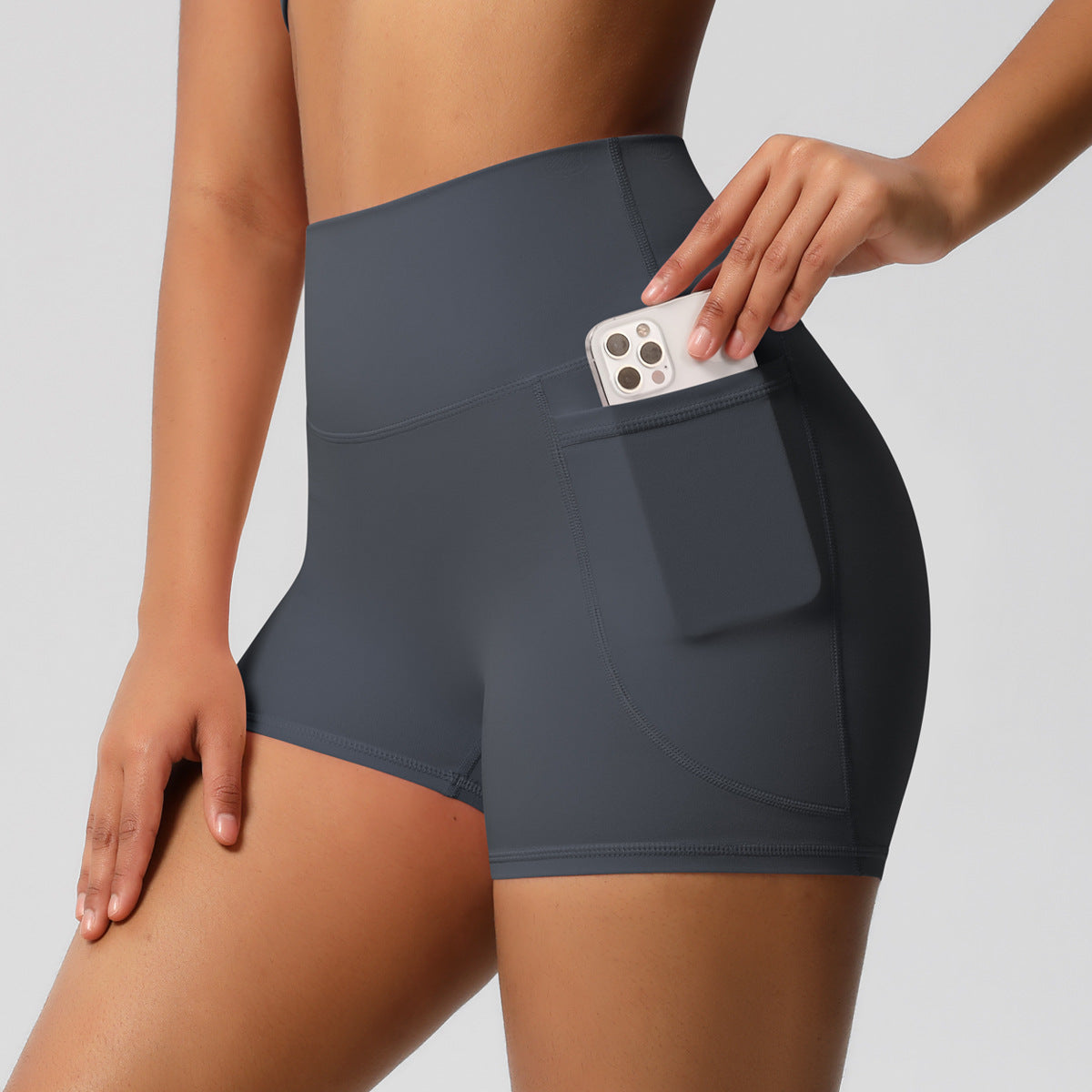 Pocket High-Rise Shorts