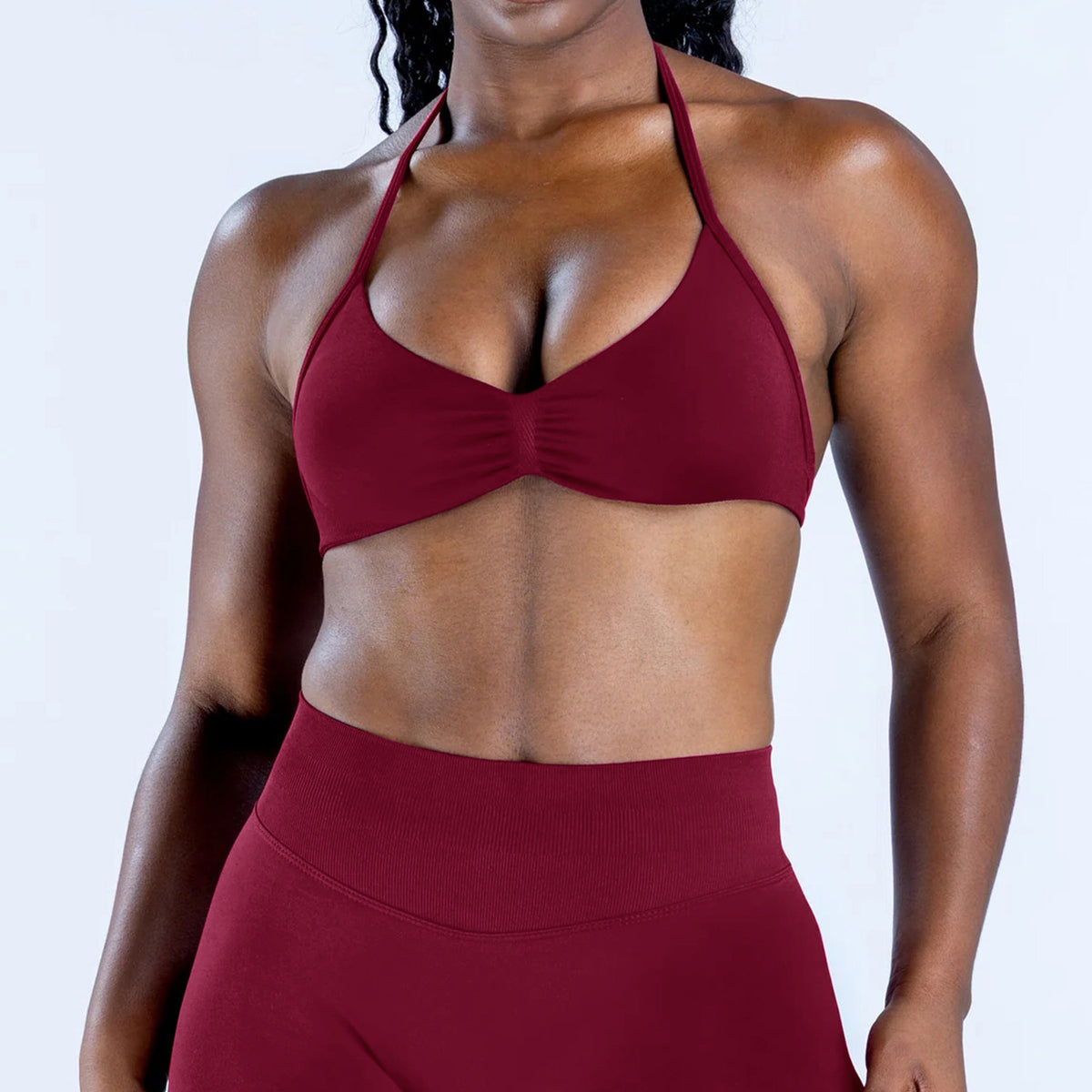 Ruched Seamless Sports Bra