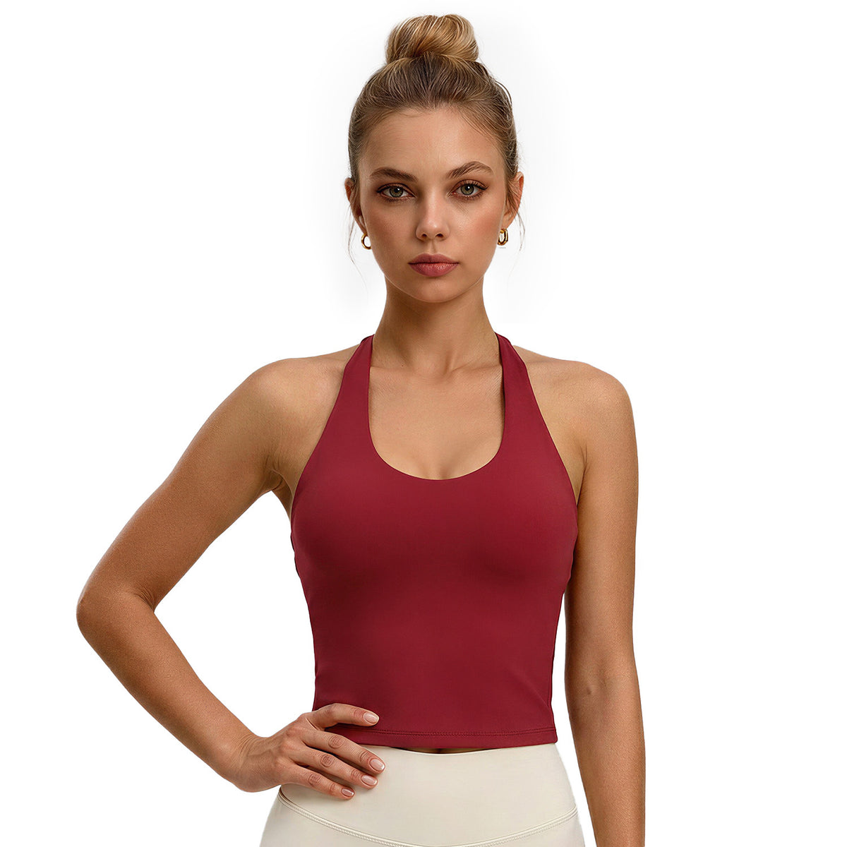 Cross Back Adjustable Crop Top