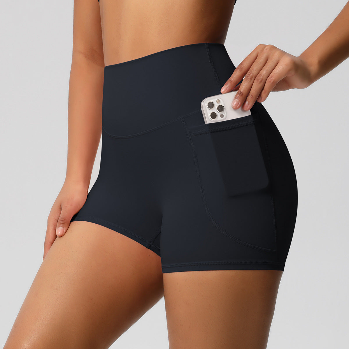 Pocket High-Rise Shorts